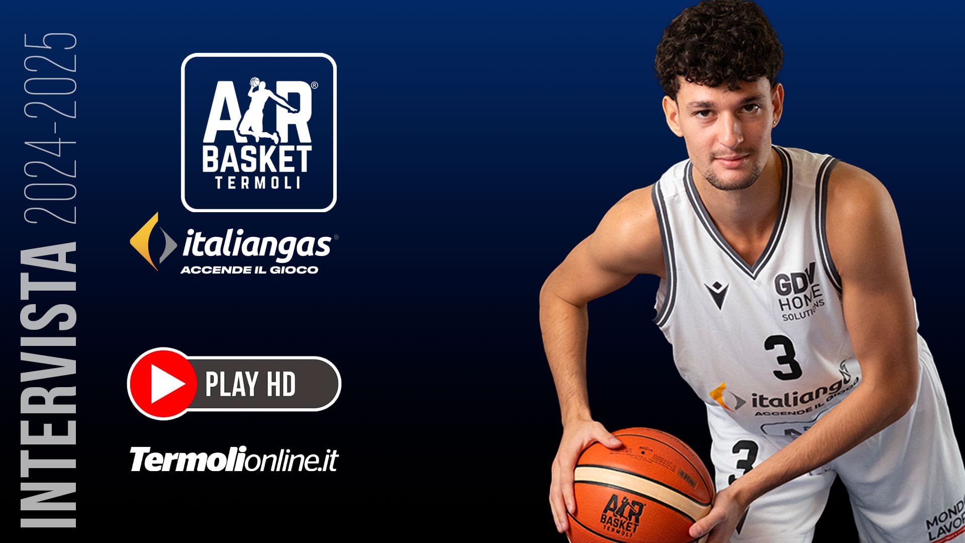 AIR BASKET ITALIANGAS TERMOLI RITORNA AL PALASABETTA INTERVISTA AL PLAY ANTONIO MATERA